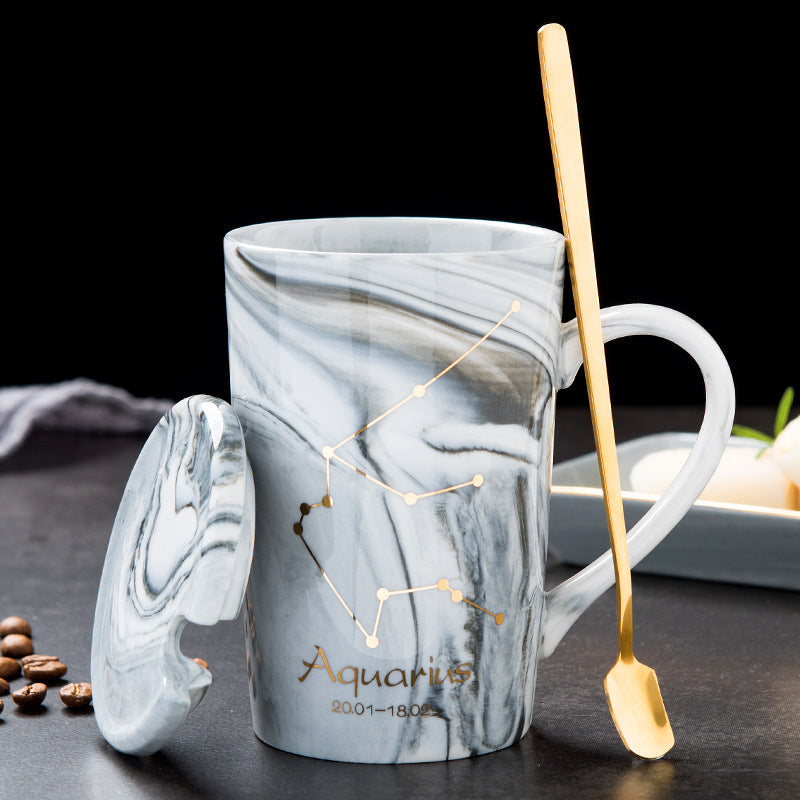 Nordic Creative Ceramic Mug Twelve Constellation Mug